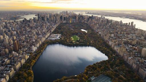 New York City Central Park Lake Top View Skyscrapers WallpapersByte com 3840x2160