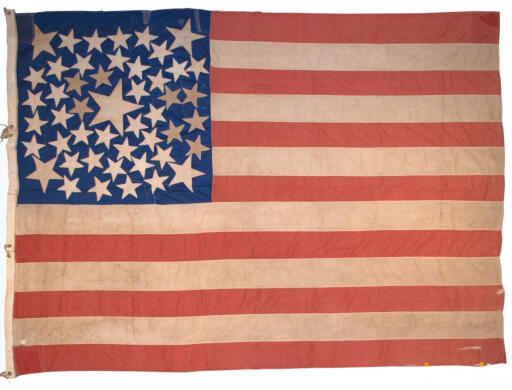 A flag of these United States of America.