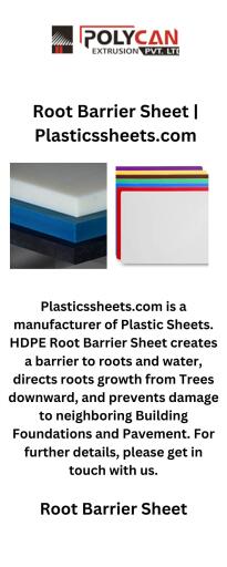 Root Barrier Sheet  Plasticssheets.com