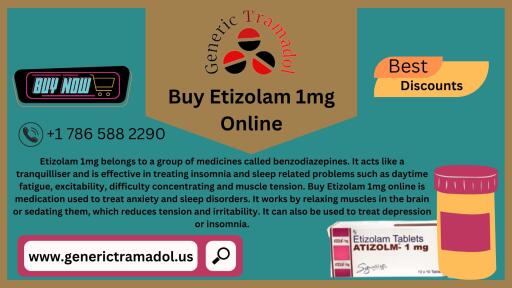 Buy Etizolam 1mg Online Overnight with Credit Card in USA