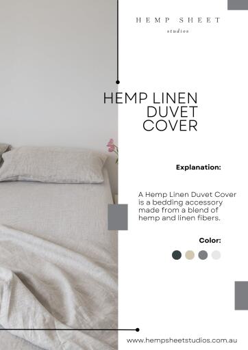 Hemp Linen Duvet Cover