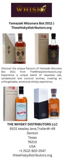 Yamazaki Mizunara Bot 2011 | Thewhiskydistributors.org
