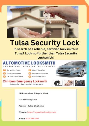 Tulsa Security Lock - Tulsa Locksmith