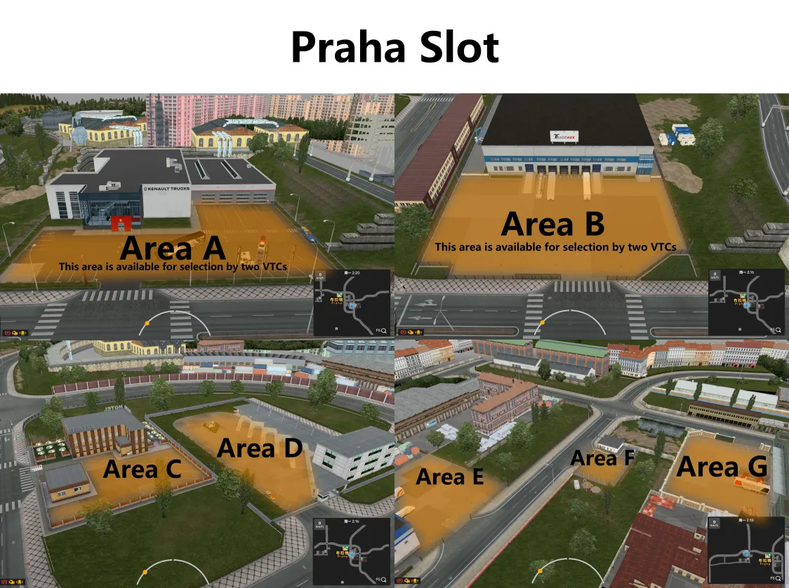 Praha Slot (Route B) Area A