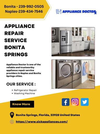 Affordable Appliance Repair Services in Bonita Springs - Sick Appliances