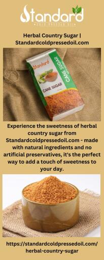 Herbal Country Sugar Standardcoldpressedoil.com