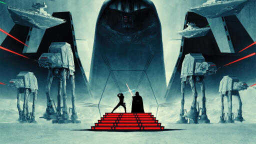 star wars empire strikes back 40th anniversary poster bb