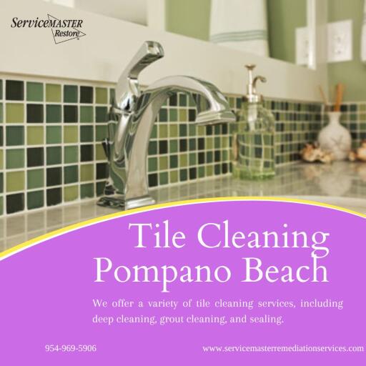 Tile Cleaning Pompano Beach Get Your Tiles and Grout Sparkling Clean with ServiceMaster
