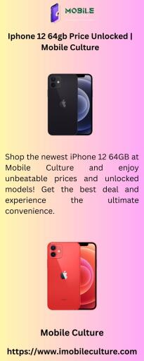 Iphone 12 64gb Price Unlocked | Mobile Culture