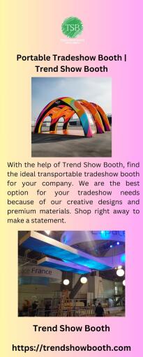 Portable Tradeshow Booth | Trend Show Booth