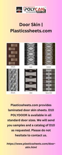Door Skin  Plasticssheets.com