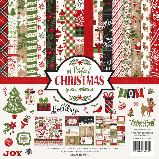 A PERFECT CHRISTMAS 12X12 COLLECTION KIT - ECHO PARK.