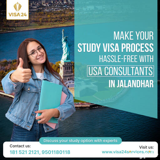 Make your study visa process hassle-free with USA Consultants In Jalandhar