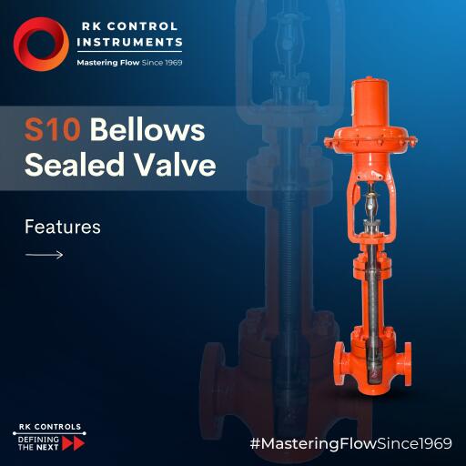 S10 Bellows Sealed Valve in India