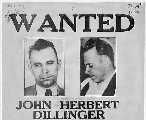 John Dillinger FBI wanted poster e1564510126810