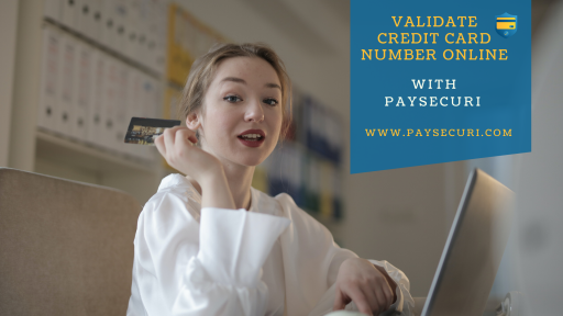 Validate credit card number online