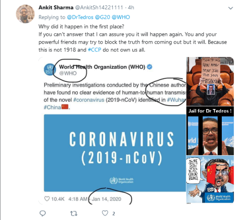 Screenshot 2020 04 19 Tedros Adhanom Ghebreyesus on Twitter The #COVID19 pandemic has reminded us of
