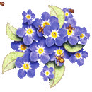 flowers and bees by kmygraphic d7ixoca