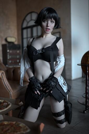 Devil may cry Lady cosplay (7)