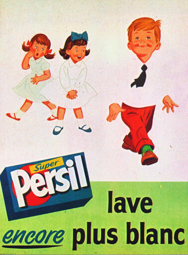 [Clio Team] 1959 Persil lave encore plus blanc 158x117 cm