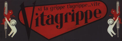 [Clio Team] 1959 J.P. Bellenger Vitagrippe 33x73 cm