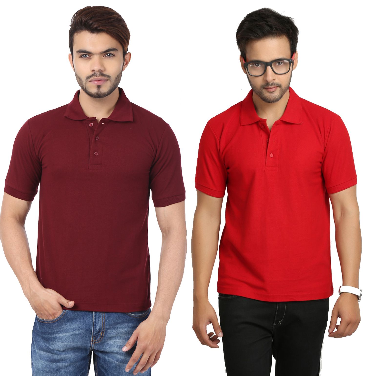 Solid men. Red Shirt Pack.