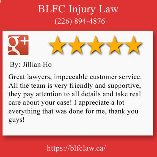 Auto Accident Lawyer Cambridge - BLFC Injury Law (226) 894-4876