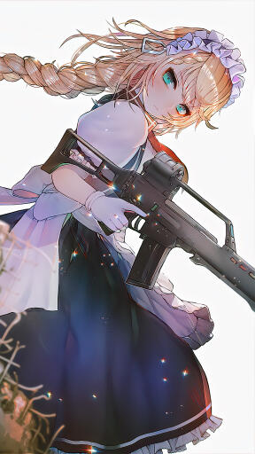 anime girls frontline g36 rifle uhdpaper.com 4K mobile 6.1094