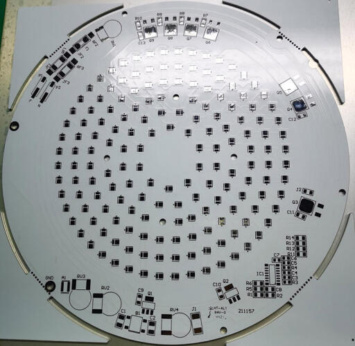 Aluminium LED PCB Made by Hitech Circuits Co., Limited