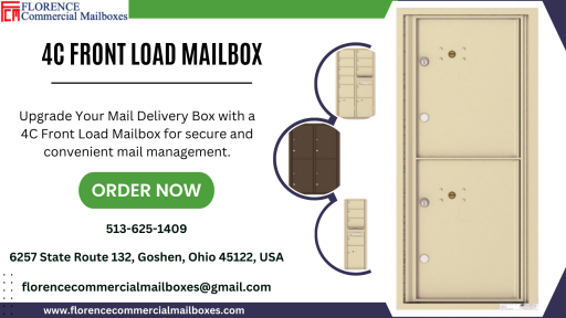 Improve Mail Security and Efficiency with a 4C Front Load Mailbox