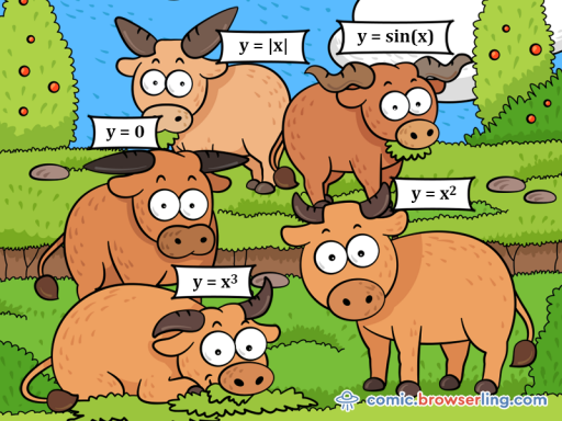 Math Cows - Web Joke