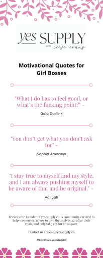 Motivational Quotes For Girl Bosses