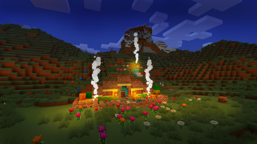 Minecraft Tutorial: How To Build Dwarf Style Farm House! in REALMCRAFT #freeminecraft clone