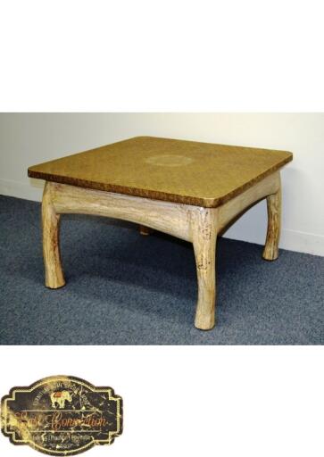 Full Brass Top Table Square