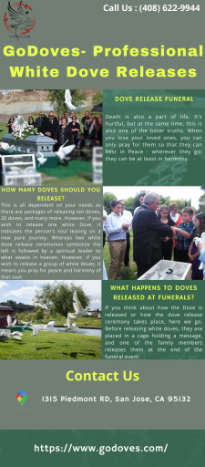 Funeral Dove Release Ceremony | GoDoves- Professional White Dove Releases