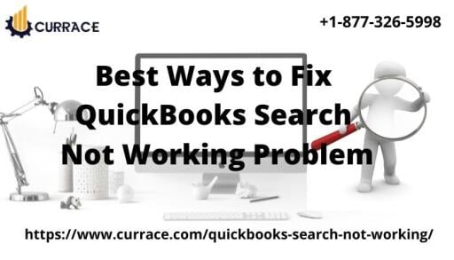 Best Ways to Fix QuickBooks Search Not Working Problem