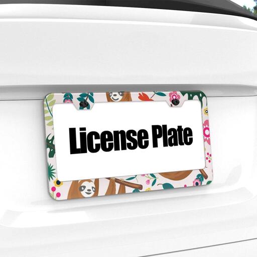 Get an amazing license plate for your vehicle