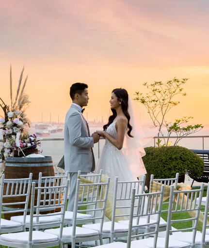 Outdoor Wedding Venue in Singapore- Sky Garden