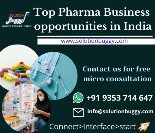 Top Pharma Business opportunities in India