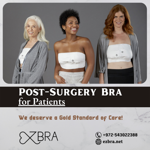 Post-Surgery Bra for Patients - Compression Surgical Bra