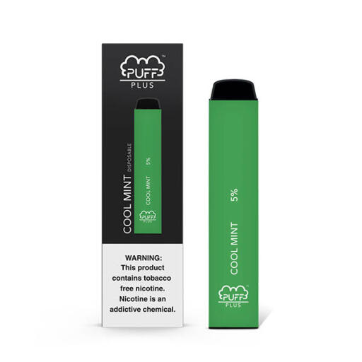 Puff Bar Plus Cool Mint Disposable Device