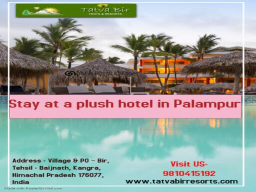Stay at a plush hotel in Palampur