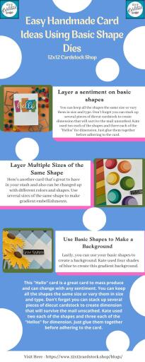 Easy Handmade Card Ideas Using Basic Shape Dies