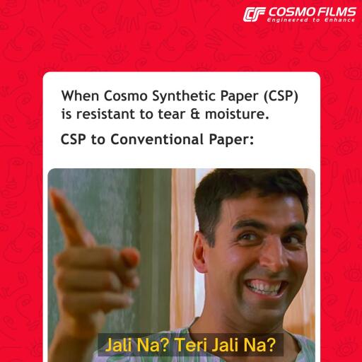 Cosmo Synthetic Paper | Cosmo Films
