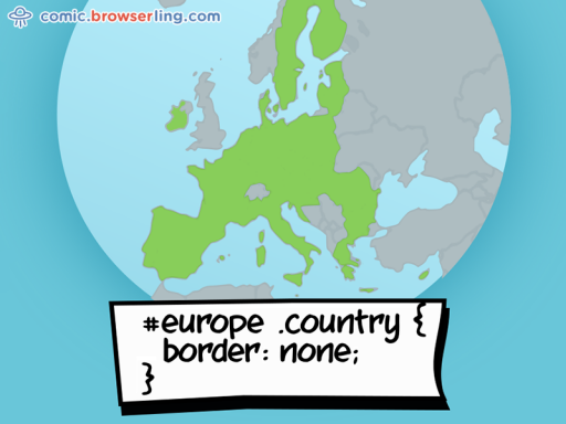 Europe - Web developer Joke