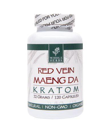Buy Whole Herbs Green Vein Malay Kratom Capsules Online