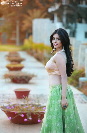 Nabha Natesha green 6