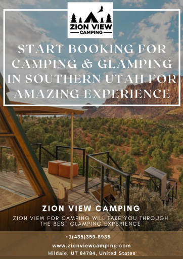 Start Booking For camping & glamping in southern utah for amazing experience