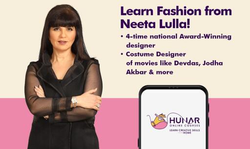 Learn Online Courses in Fashion Designing with Hunar at Home