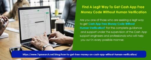 Find A Legit Way To Get Cash App Free Money Code Without Human Verification